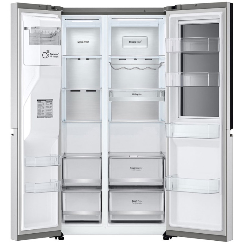 یخچال فریزر سه درب ال جی GCX-287TVS یا X287 رنگ نقره ای محصول 2025