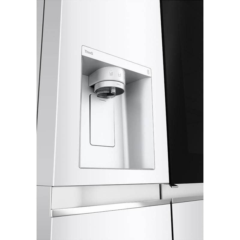 آب‌ریز و یخ‌ریز یخچال فریزر ال جی GCX-287TVW یا X287 محصول 2025 رنگ سفید