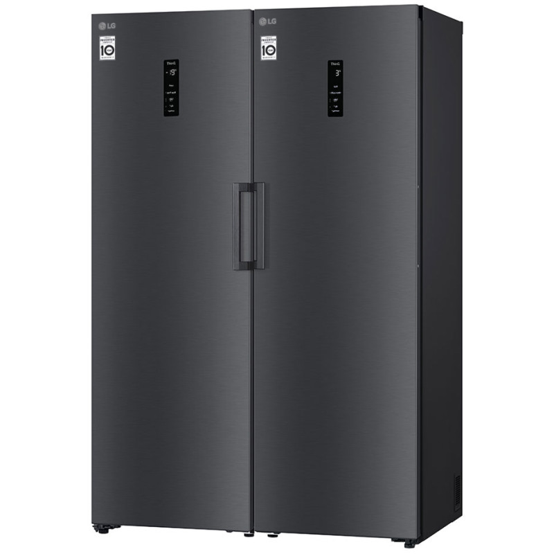 یخچال فریزر دو درب ال جی GC-B511EADM و GC-B514EAFM رنگ دودی محصول 2024