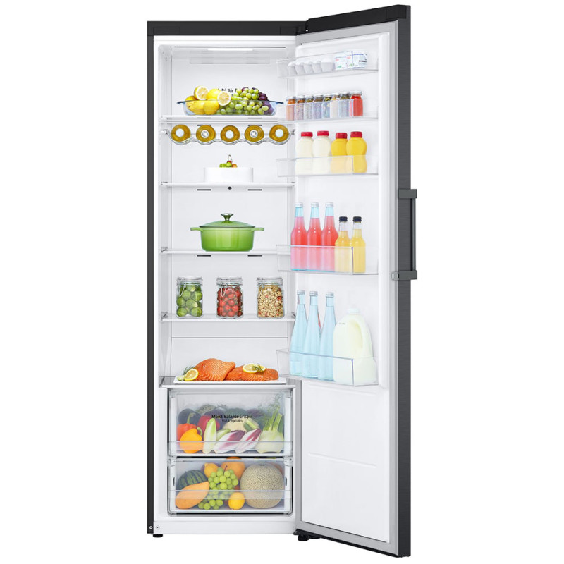 نمای داخل یخچال LG GC-B511EADM رنگ دودی محصول 2024