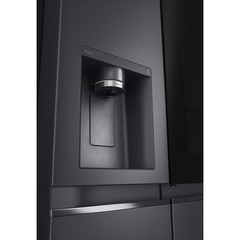 آب ریز و یخ ریز یخچال فریزر ال جی GCX-287TVB رنگ مشکی مات محصول 2025