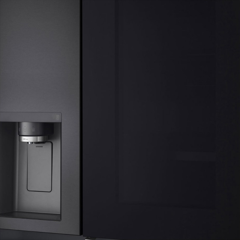 LG GCX-287TVB 674 Liter Smart Inverter Compressor Matte Black 2025 Refrigerator Freezer.