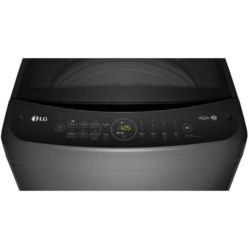 پنل کنترلی ماشین لباسشویی و پتوشور ال جی T18H3SDHT2 رنگ دودی محصول 2023