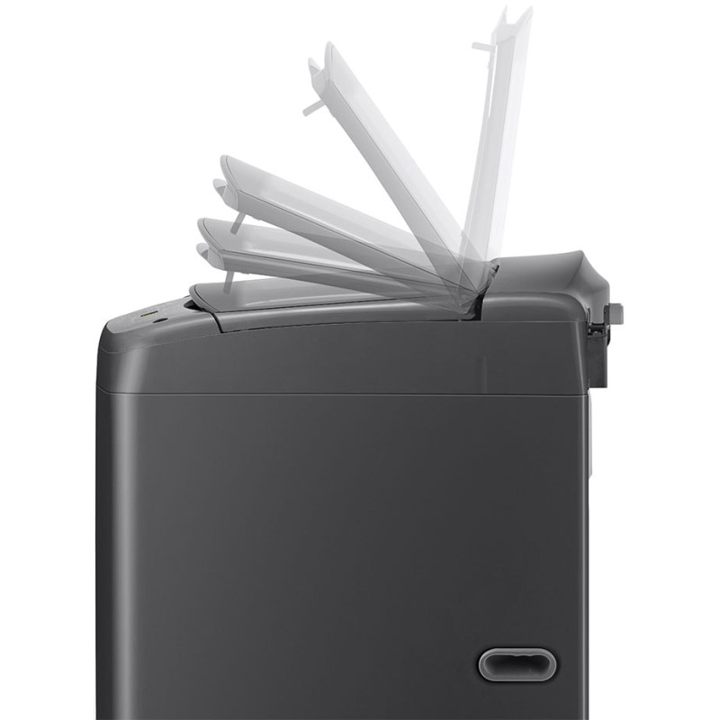 لباسشویی درب از بالای ال جی T18H3SDHT2 رنگ دودی محصول 2023 با سیستم Soft Closing Door