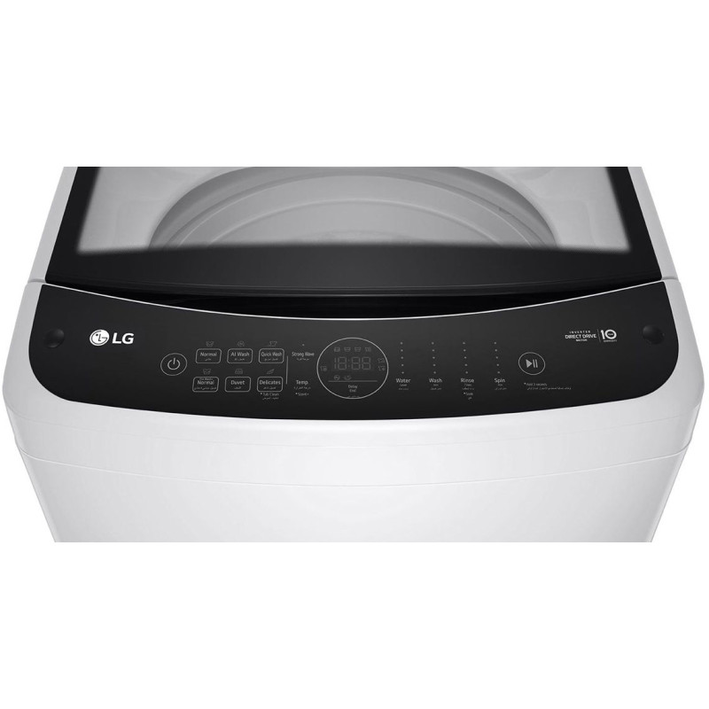 پنل کنترلی ماشین لباسشویی و پتوشور ال جی T18H3SDHTW رنگ سفید محصول 2023