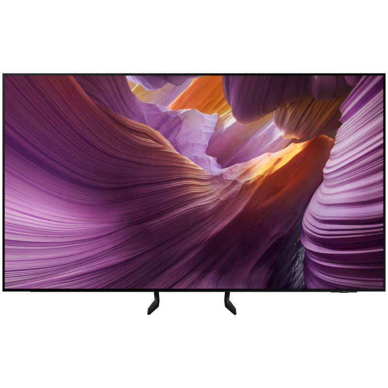 تلویزیون سامسونگ 55S85F در حالت پایه‌های نزدیک به هم (Narrow Position)