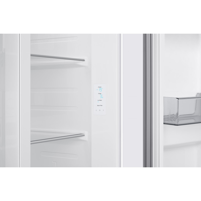 پنل کنترلی داخل یخچال فریزر ال جی RS80DG5402WW رنگ سفید به زبان انگلیسی محصول 2024