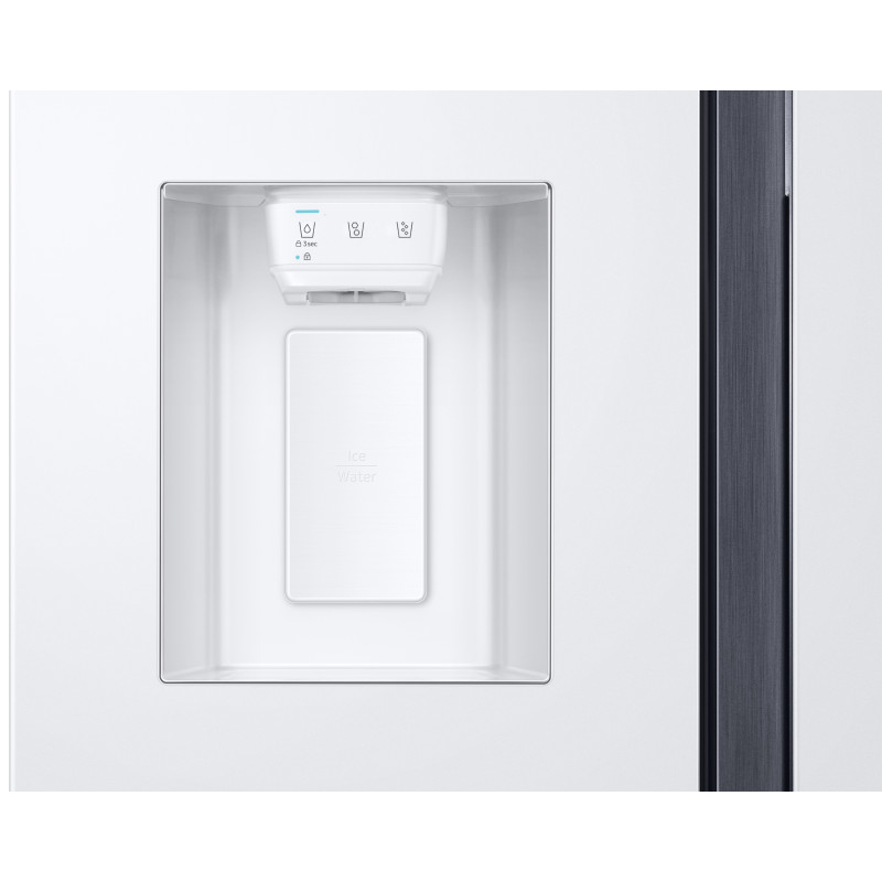 آب ریز و یخ ریز یخچال فریزر سامسونگ RS80DG5402WW رنگ سفید محصول 2024