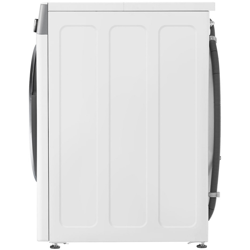 نمای بغل ماشین لباسشویی و خشک کن ال جی R13 یا WDR1307BWP رنگ سفید محصول 2024