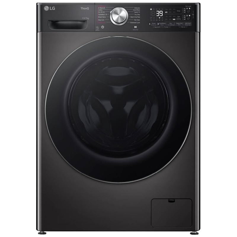 خرید ماشین لباسشویی و خشک کن ال جی WDR1307PBP یا R13 رنگ دودی محصول 2024