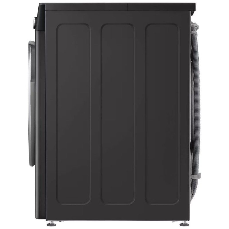 نمای بغل ماشین لباسشویی و خشک کن ال جی R13 یا WDR1307PBP رنگ دودی محصول 2024