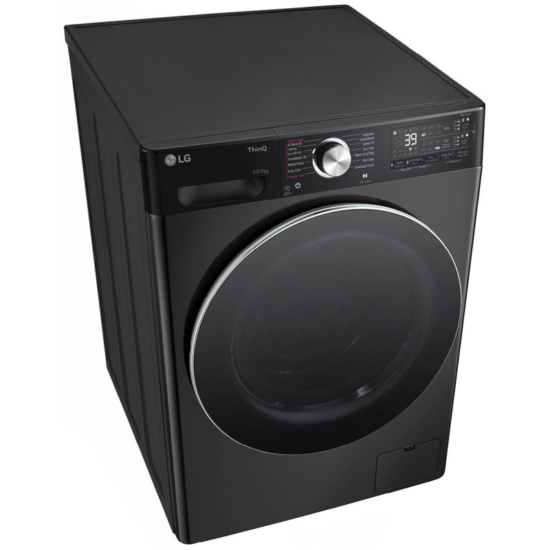 ماشین لباسشویی و خشک کن WDR1307PBP یا R13 ال جی رنگ دودی محصول 2024