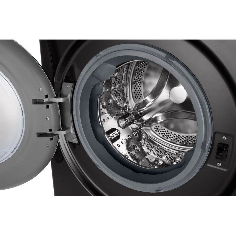 دیگ شستشوی ماشین لباسشویی ال جی WDR1307PBP با خشک کن 100% رنگ دودی محصول 2024