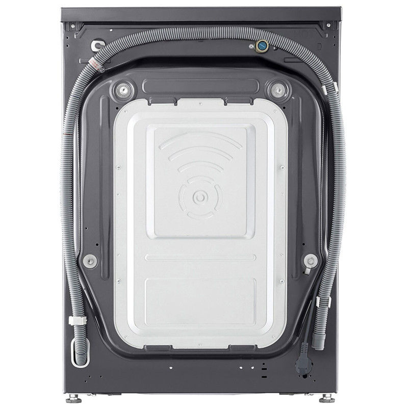 نمای پشت ماشین لباسشویی ال جی F4Y3RYGYJV یا Y3 رنگ دودی محصول 2024