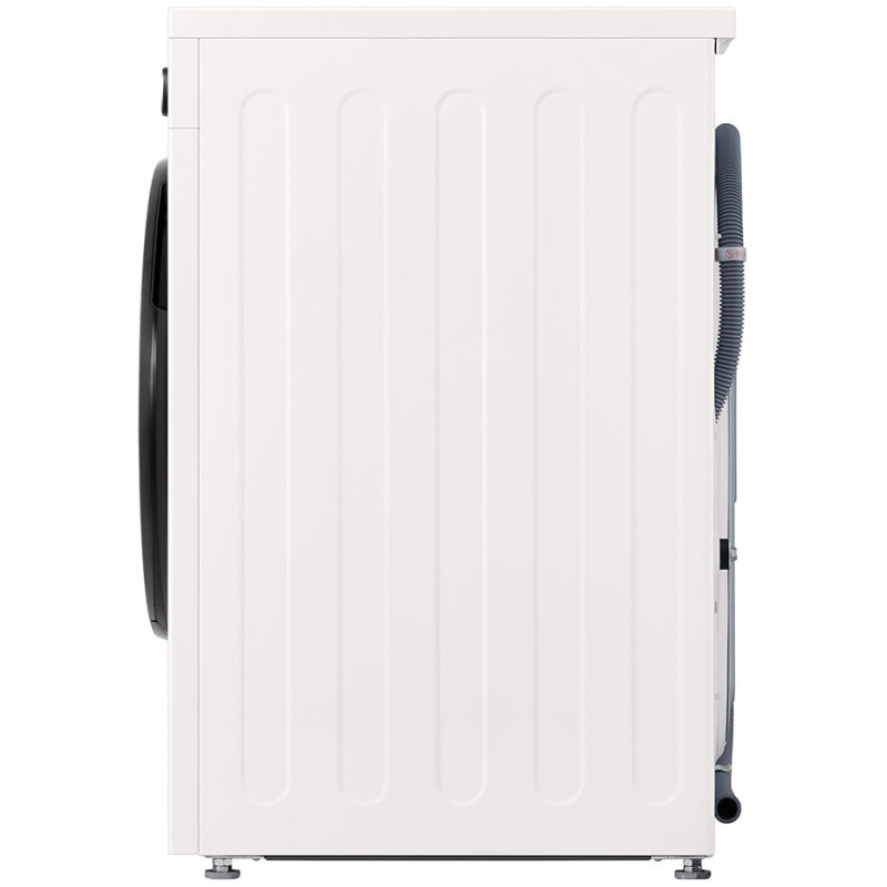 نمای بغل ماشین لباسشویی ال جی Y1 یا WY1409WVP رنگ سفید محصول 2025