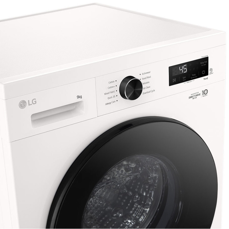 LG WY1409WVP (F4Y2VYPY5) White 9KG Smart 2025 Washing Machine