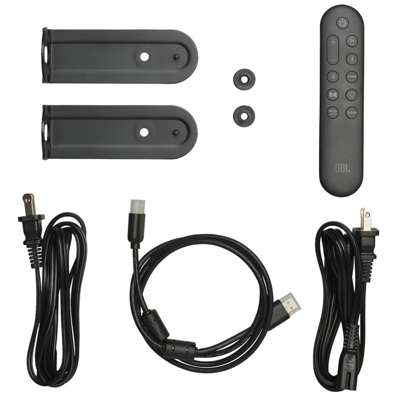 اقلام داخل جعبه ساندبار جی بی ال BAR 500MK2 رنگ مشکی محصول 2025