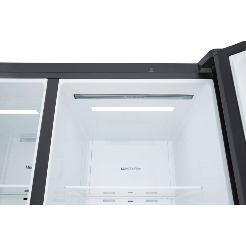 تکنولوژی +Door Cooling در یخچال فریزر ال جی B287 رنگ مشکی براق محصول 2022