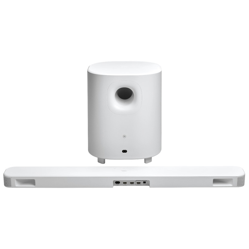 نمای پشت ساندبار جی بی ال BAR 500MK2 رنگ سفید محصول 2025