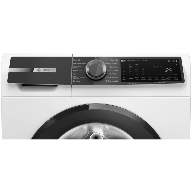 پنل کنترلی ماشین لباسشویی بوش WGK244Z0ME رنگ سفید محصول 2025