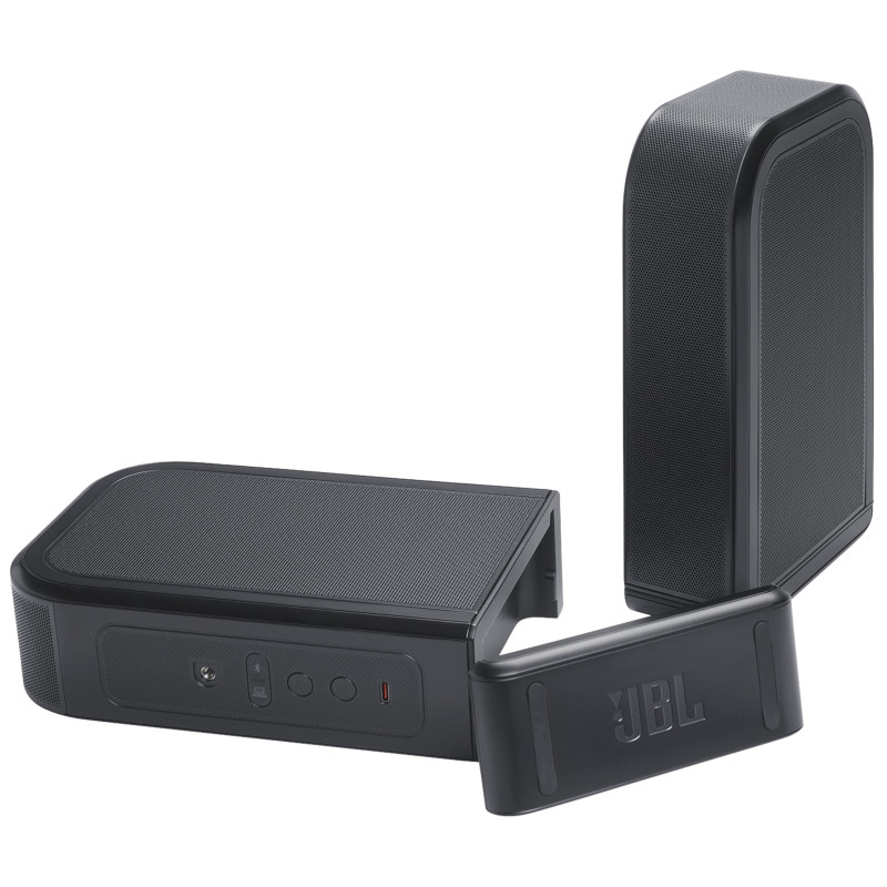 بلندگوهای Surround ساندبار جی بی ال BAR 1300MK2 محصول 2025 با قابلیت استفاده به صورت اسپیکر مجزا