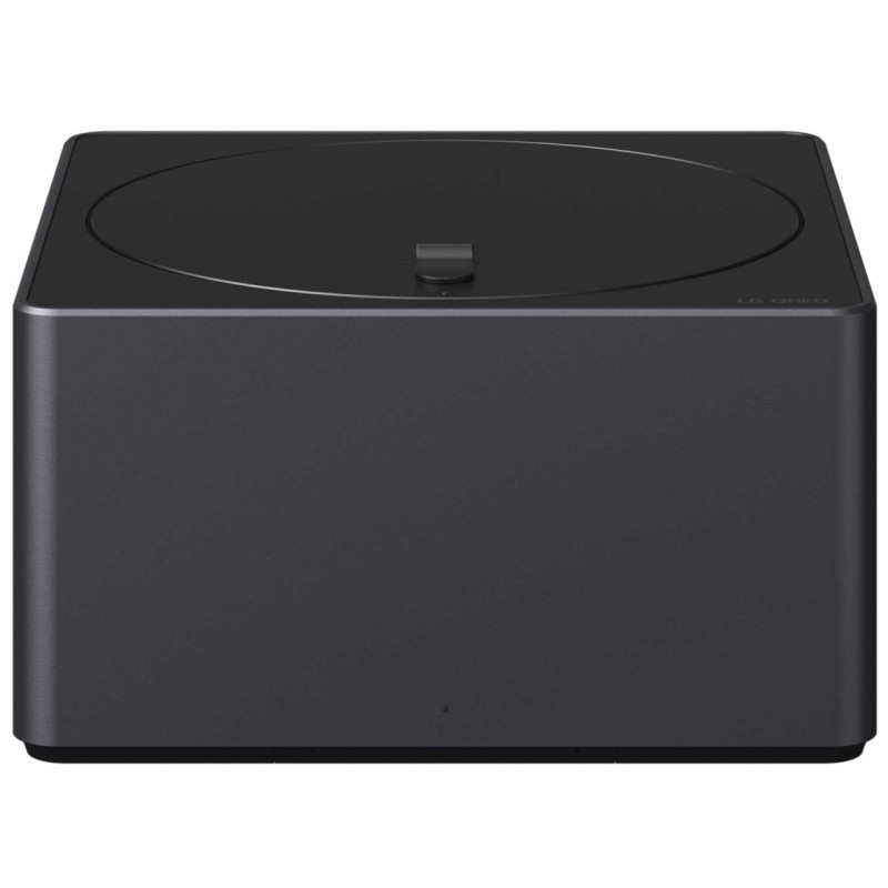 دستگاه Zero Connect Box تلویزیون 65 اینچ ال جی QNED9M از نمای جلو محصول 2025 مونتاژ مصر، اندونزی و لهستان