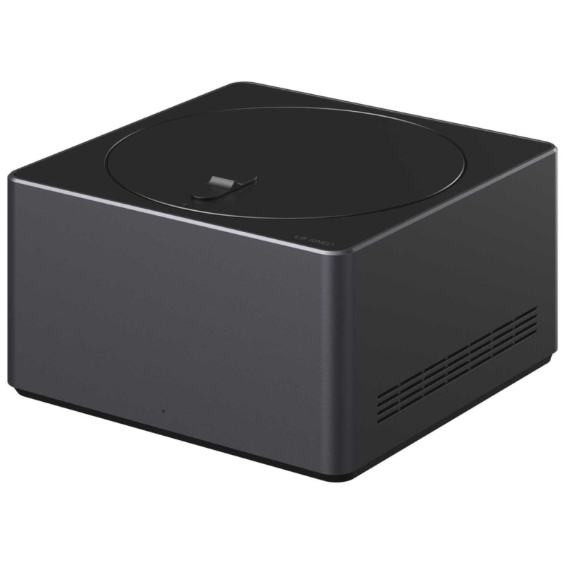 نمای کنار یا بغل Zero Connect Box تلویزیون ال جی 65QNED9M محصول 2025 مونتاژ مصر، اندونزی و لهستان