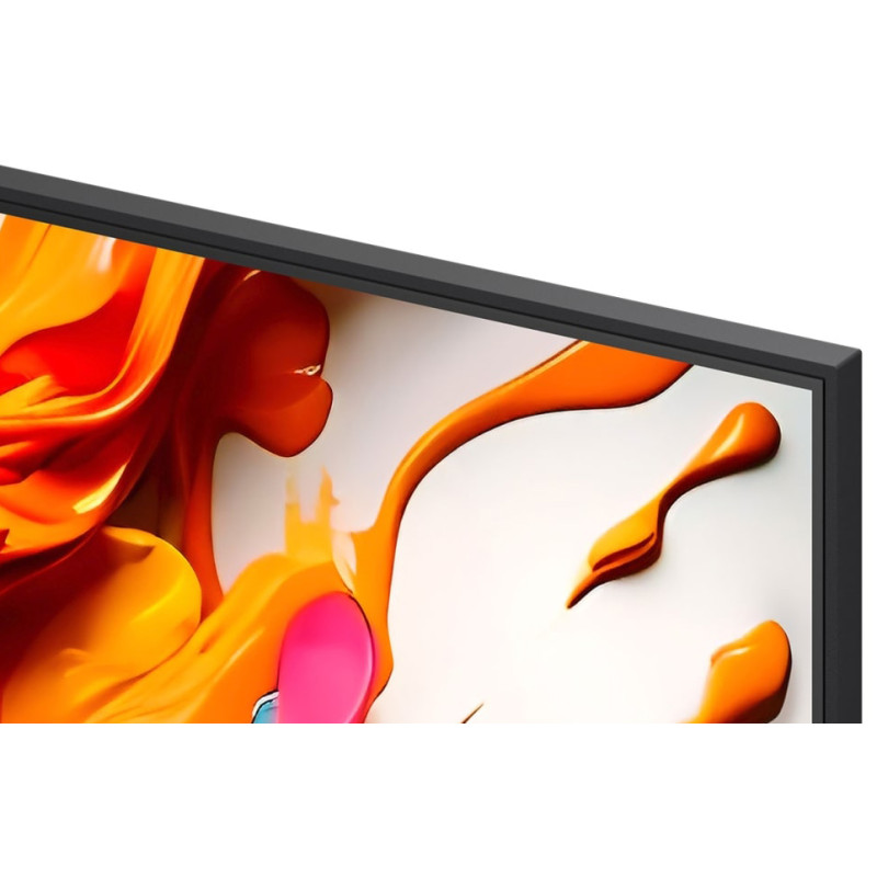 حاشیه‌ها و قاب باریک اطراف صفحه نمایش تلویزیون ال جی 65QNED9M محصول 2025 مونتاژ لهستان