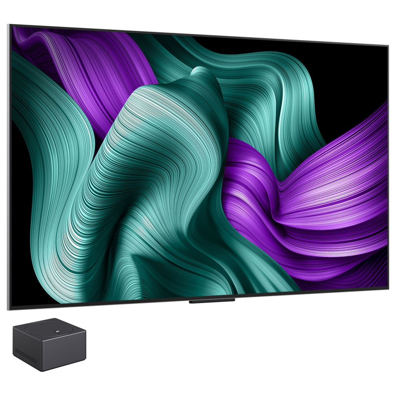 تلویزیون LG 77M5 به همراه دستگاه زیرو کانکت باکس (Zero Connect Box) مدل WM25GA محصول 2025