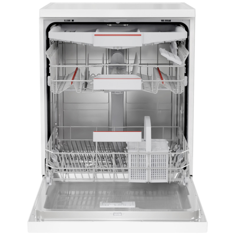 ماشین ظرفشویی سه طبقه سری 4 بوش SMS4HMW65M رنگ سفید محصول 2023