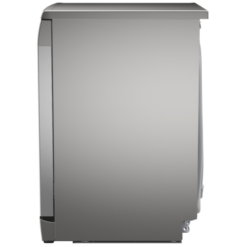 نمای بغل ماشین ظرفشویی نقره ای بوش SMS4HMI65M محصول 2023