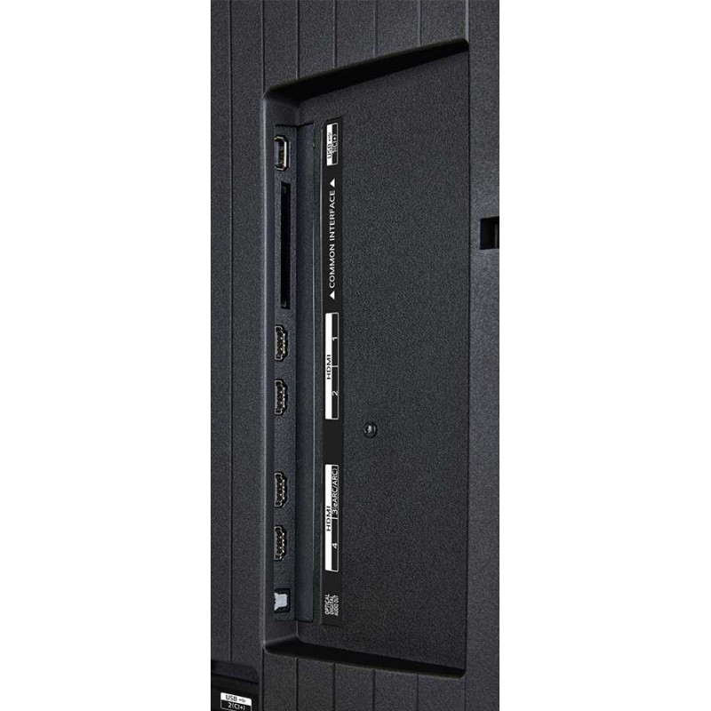 پورت های ورودی خروجی کناری تلویزیون ال جی 85QNED93 محصول 2025 مونتاژ لهستان