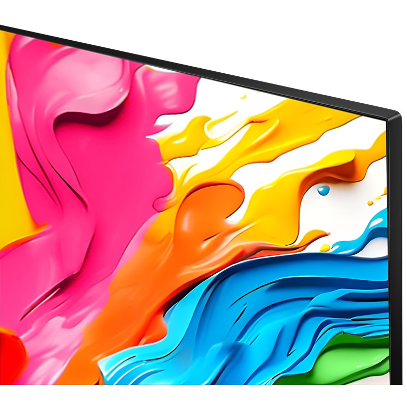 حاشیه ها و قاب باریک اطراف صفحه نمایش تلویزیون ال جی 55QNED93 محصول 2025