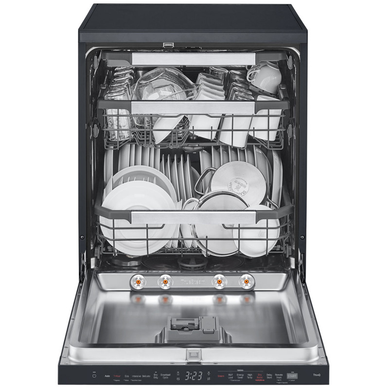 ماشین ظرف شویی سه سبد 287 ال جی رنگ مشکی مات