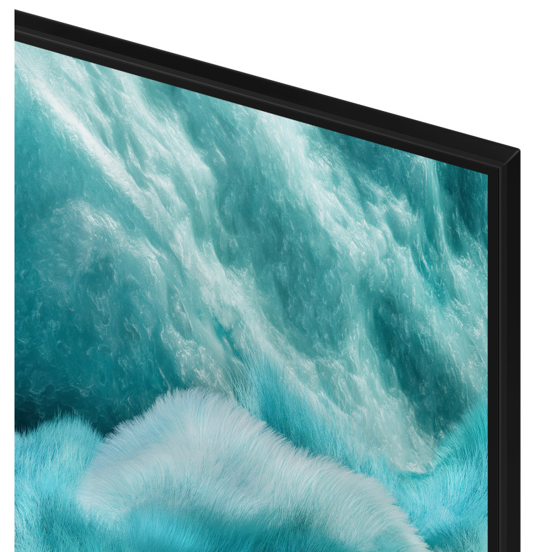 حاشیه‌ها و قاب اطراف صفحه نمایش تلویزیون سامسونگ 50Q7F 2025