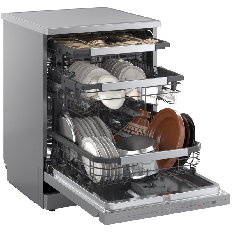 ماشین ظرفشویی DFC287HVS رنگ نقره ای محصول 2025