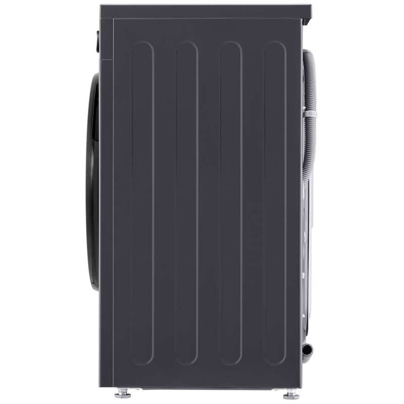 نمای بغل ماشین لباسشویی ال جی Y1 یا F2Y1QYP6J رنگ دودی محصول 2025