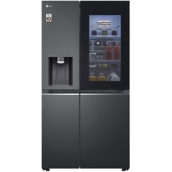 خرید یخچال فریزر ال جی GCX-287TVB یا X287 رنگ مشکی مات محصول 2024