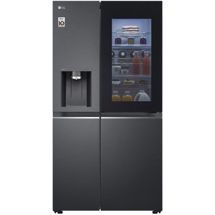 خرید یخچال فریزر ال جی GCX-287TVB یا X287 رنگ مشکی مات محصول 2024