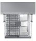 سبد سوم (طبقه سوم) قابل تنظیم ماشین ظرفشویی سامسونگ DW60DG550FSR در حالت تا شده