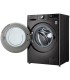 ماشین لباسشویی WR9011BWG (F4Y9EWG2ZV) رنگ دودی با درب باز
