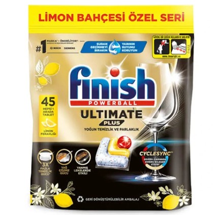 قیمت قرص ماشین ظرفشویی فینیش مدل Ultimate Plus بسته 45 عددی