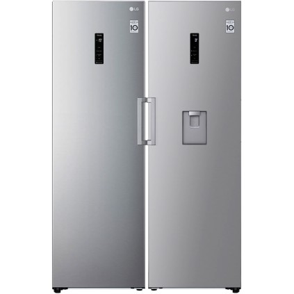 قیمت یخچال فریزر ال جی F411 و B414 یا GC-F411ELDM و GC-B414ELFM رنگ نقره‌ای پلاتینیومی محصول 2021
