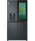 یخچال فریزر ال جی GR-X34FRCRL یا X34 رنگ دودی محصول 2025 با قابلیت InstaView MyColor رنگ سبز زمردی (Emerald Green)