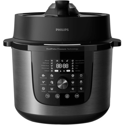 قیمت و خرید مولتی کوکر فیلیپس HD2823 رنگ مشکی با توان 1300 وات