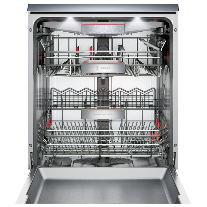 طراحی داخلی ماشین ظرفشویی بوش SMS88TI03E با سه سبد مخصوص شستشوی ظروف