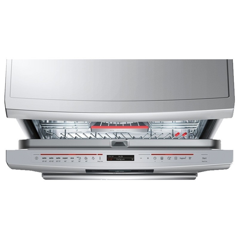 صفحه نمایش و دکمه های کنترلی ماشین ظرفشویی بوش SMS88TI03E رنگ نقره ای