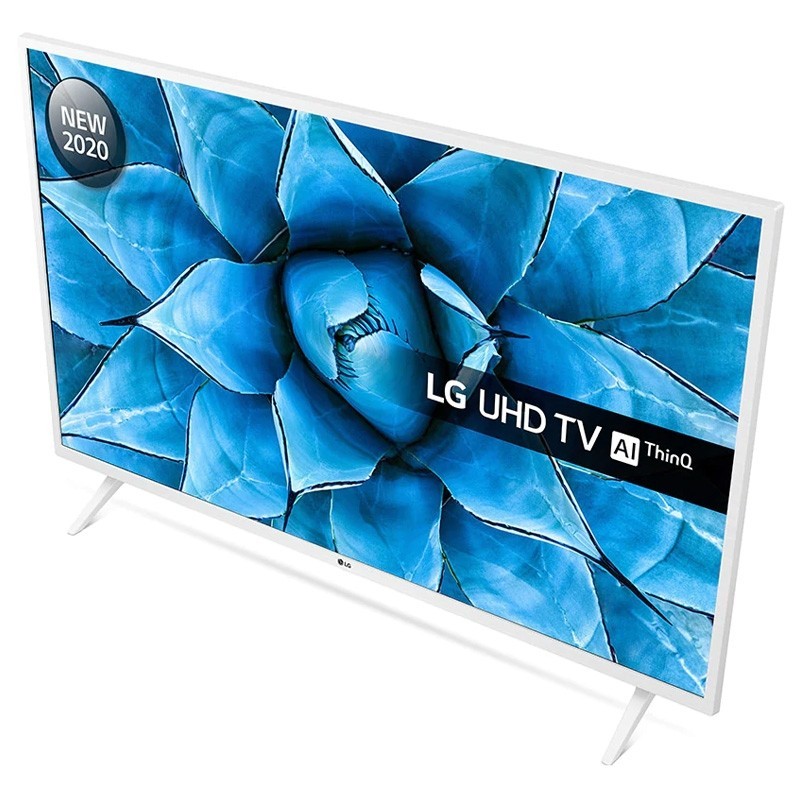 تصویر تلویزیون ال جی 43un7390 از نمای چپ