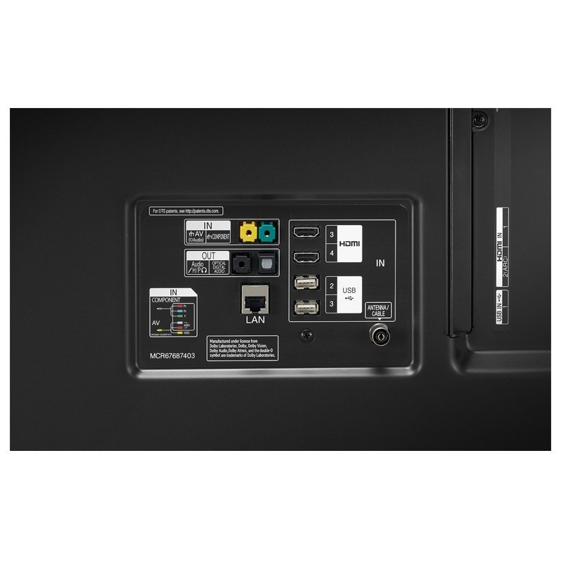 وروردی های تلویزیون 75 اینچ ال جی um7600