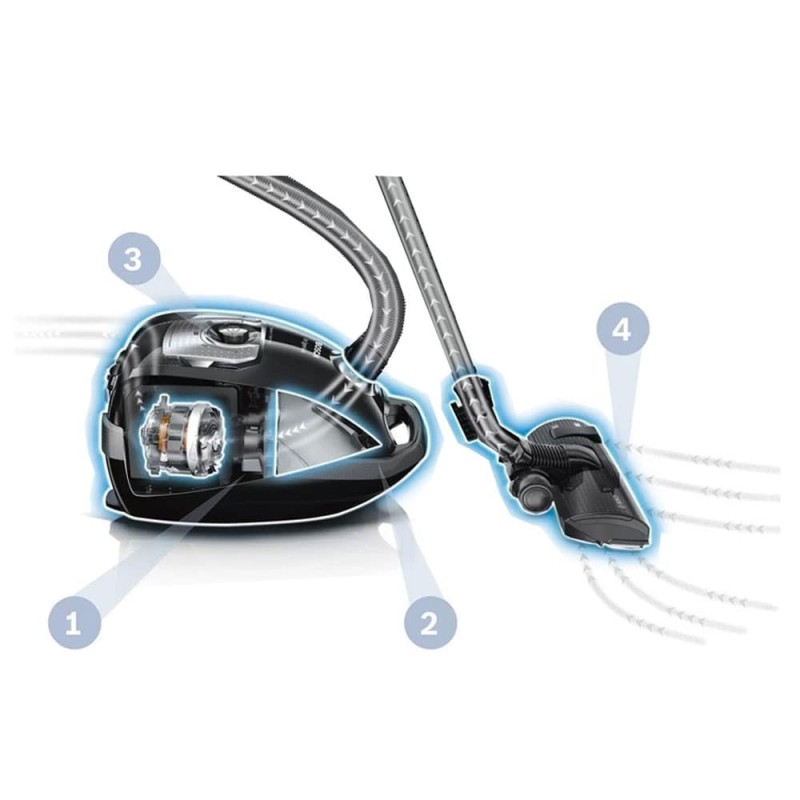 Bosch Vacuum Cleaner BGL8GOLDIR Black/Gold